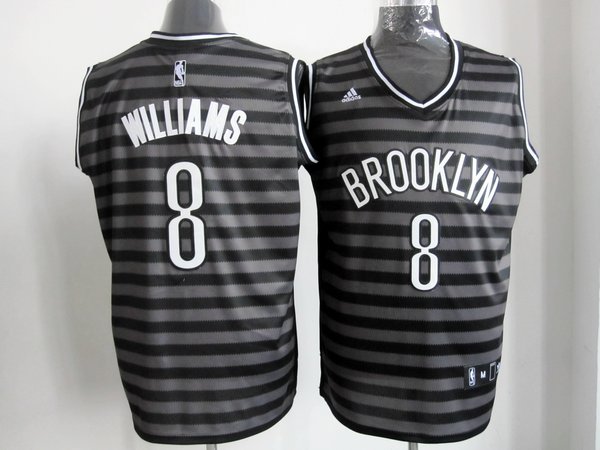NBA Brooklyn Nets 8 Deron Williams Groove Fashion Swingman Jersey